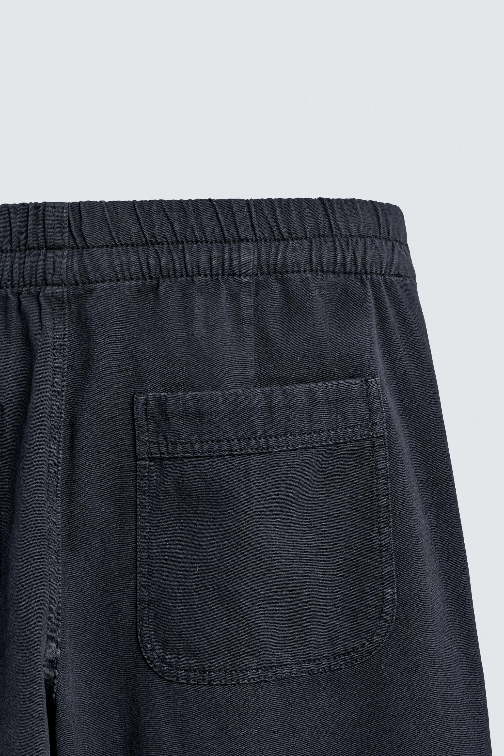 RELAXED FIT COTTON PANTS